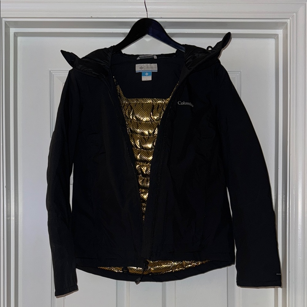 Kids’ Columbia Midnight Black Winter Outdoor Jacket w/Omiheat lining